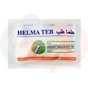 سرنگ انسولین یکپارچه 1 سی سی حلماطب